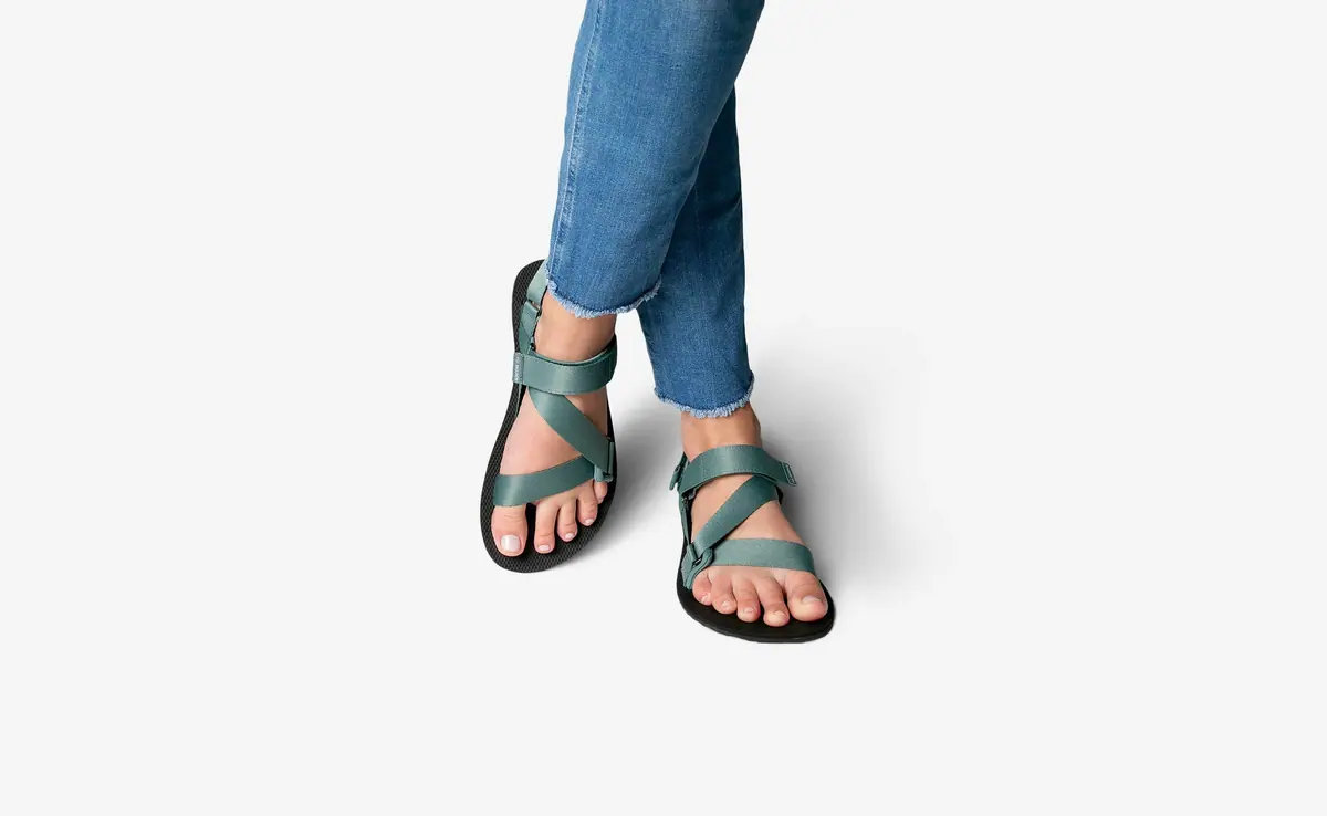 Босоногие сандалии Feelgrounds Pathway — шалфейный, фото 6