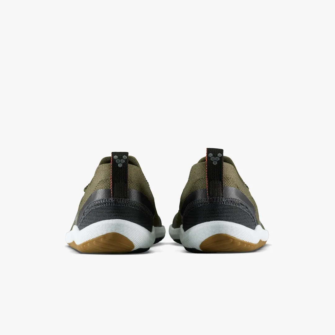 Кроссовки Vivobarefoot Primus Flow Knit — женская модель, тёмно-оливковый, фото 5