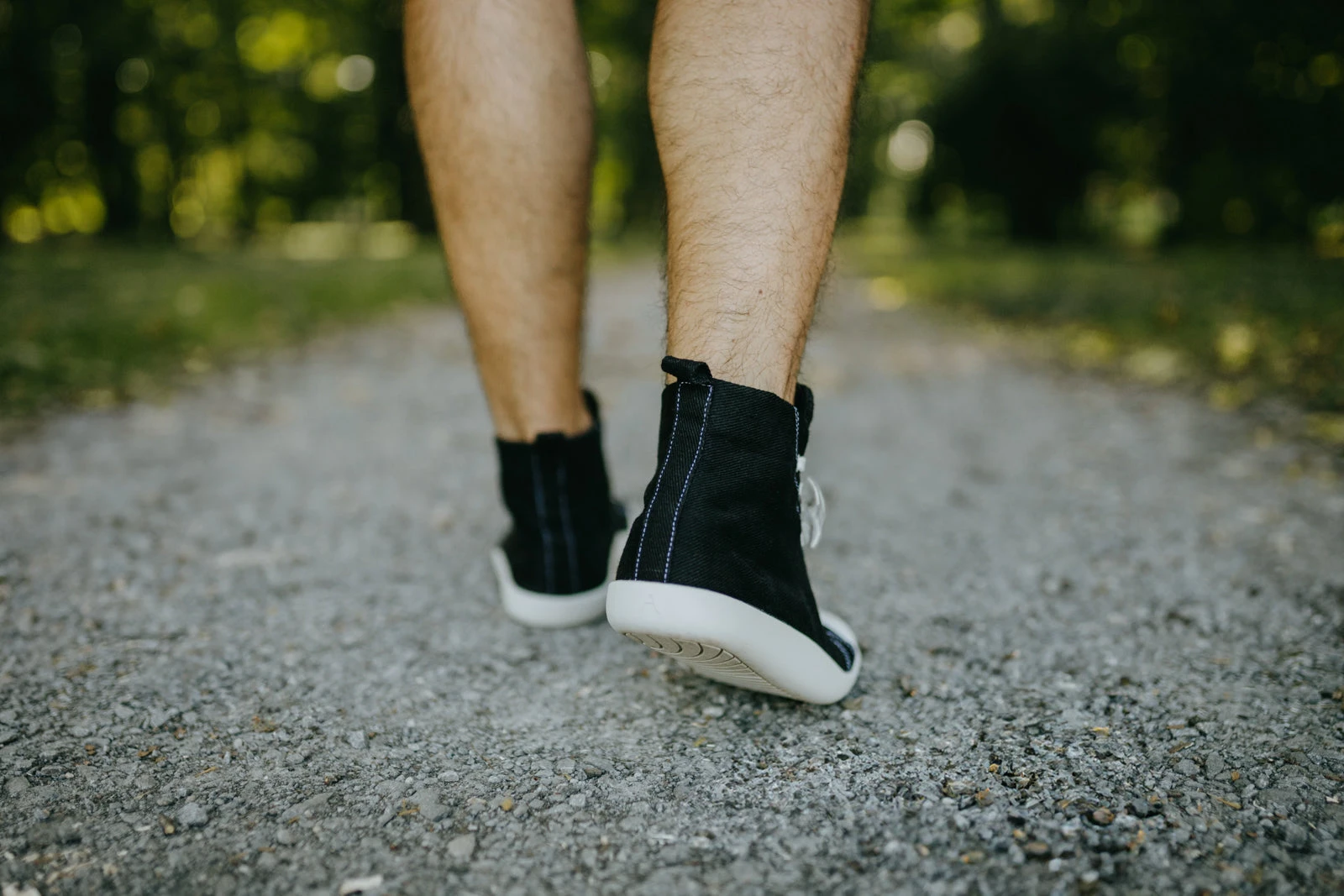 Кроссовки Ahinsa Street Hemp High-Top Barefoot — чёрный, фото 13