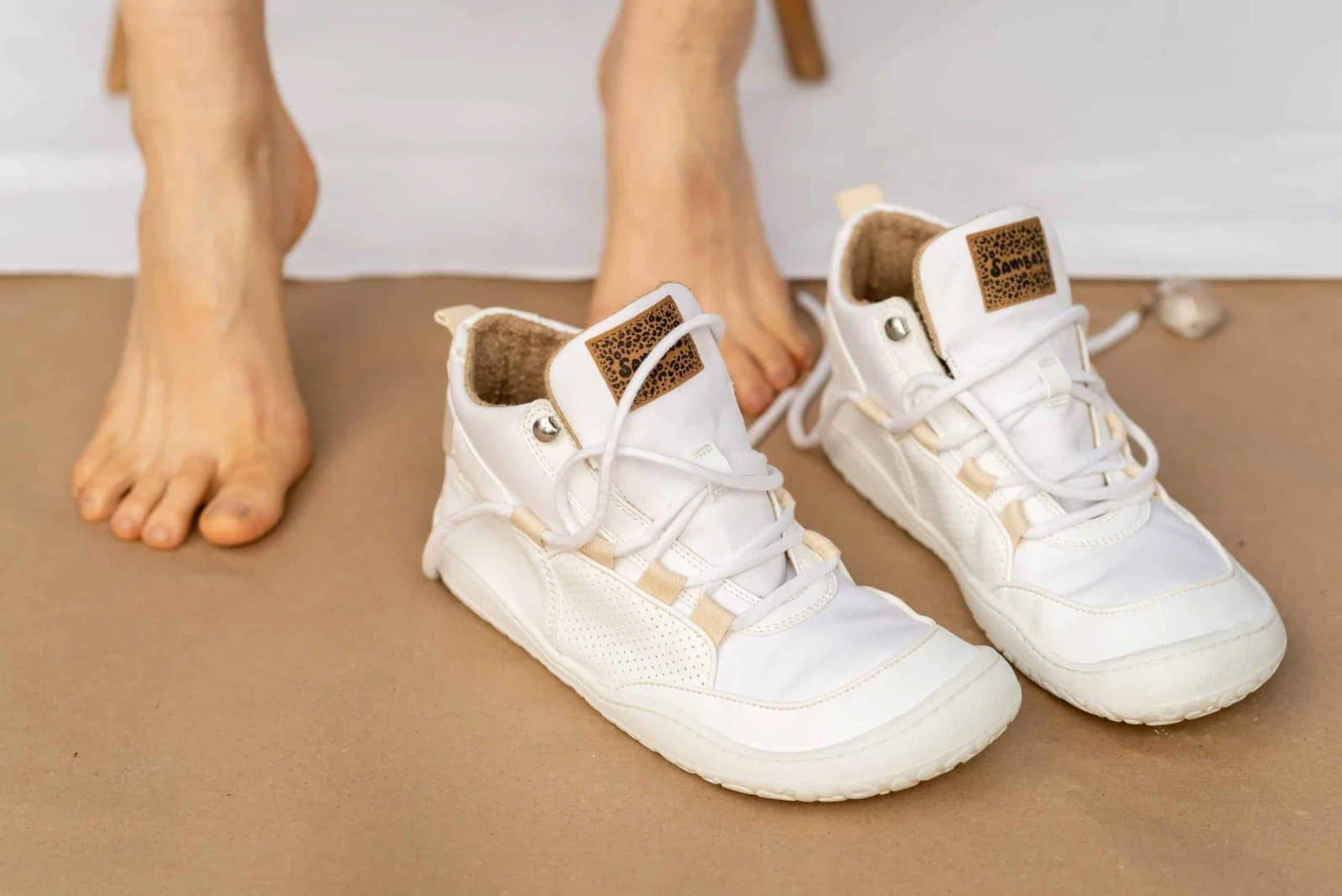 Босоногие кроссовки Sambas the bambas Polar — белые, фото 6