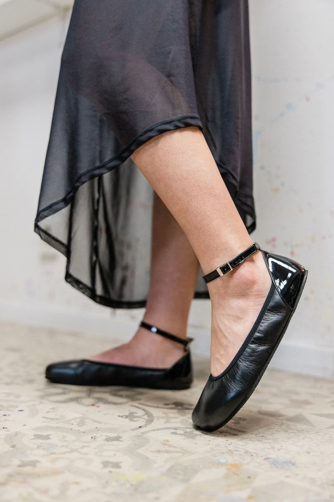 Босоногие балетки Shapen TULIP 3.0 — чёрный, фото 16
