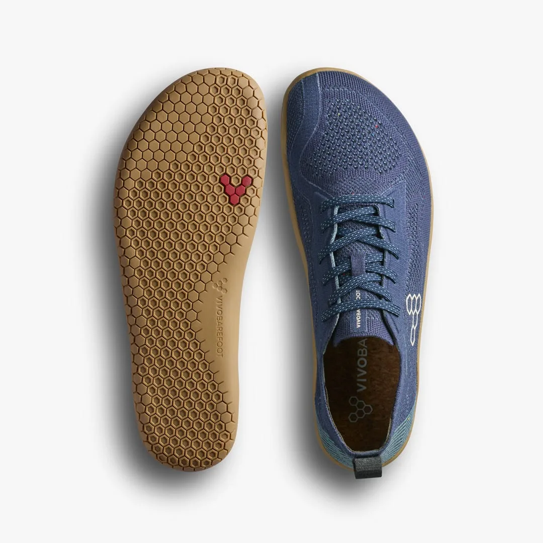 Кроссовки Vivobarefoot Primus Lite Knit Natural — женская модель, тёмно-синий, фото 2