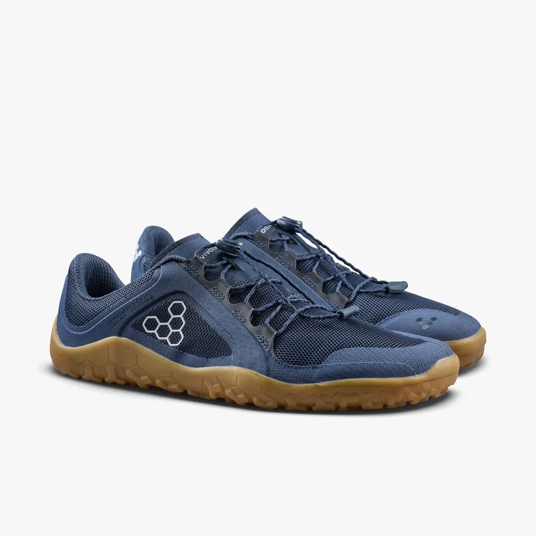Кроссовки Vivobarefoot Primus Trail FG 3.5 — женская модель, синий с каучуковой подошвой, фото 4
