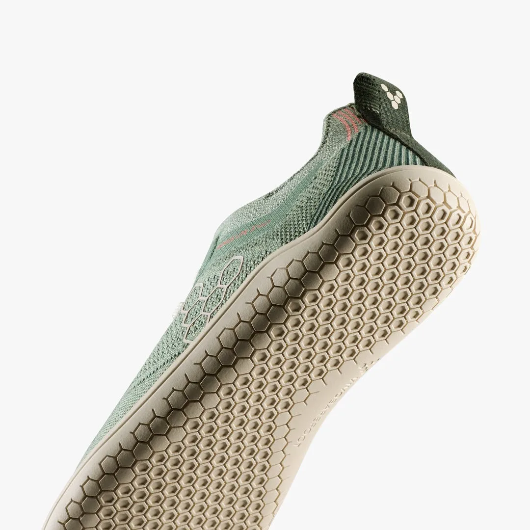 Кроссовки Vivobarefoot Primus Lite Knit Natural — мужская модель, приглушённый зелёный, фото 8