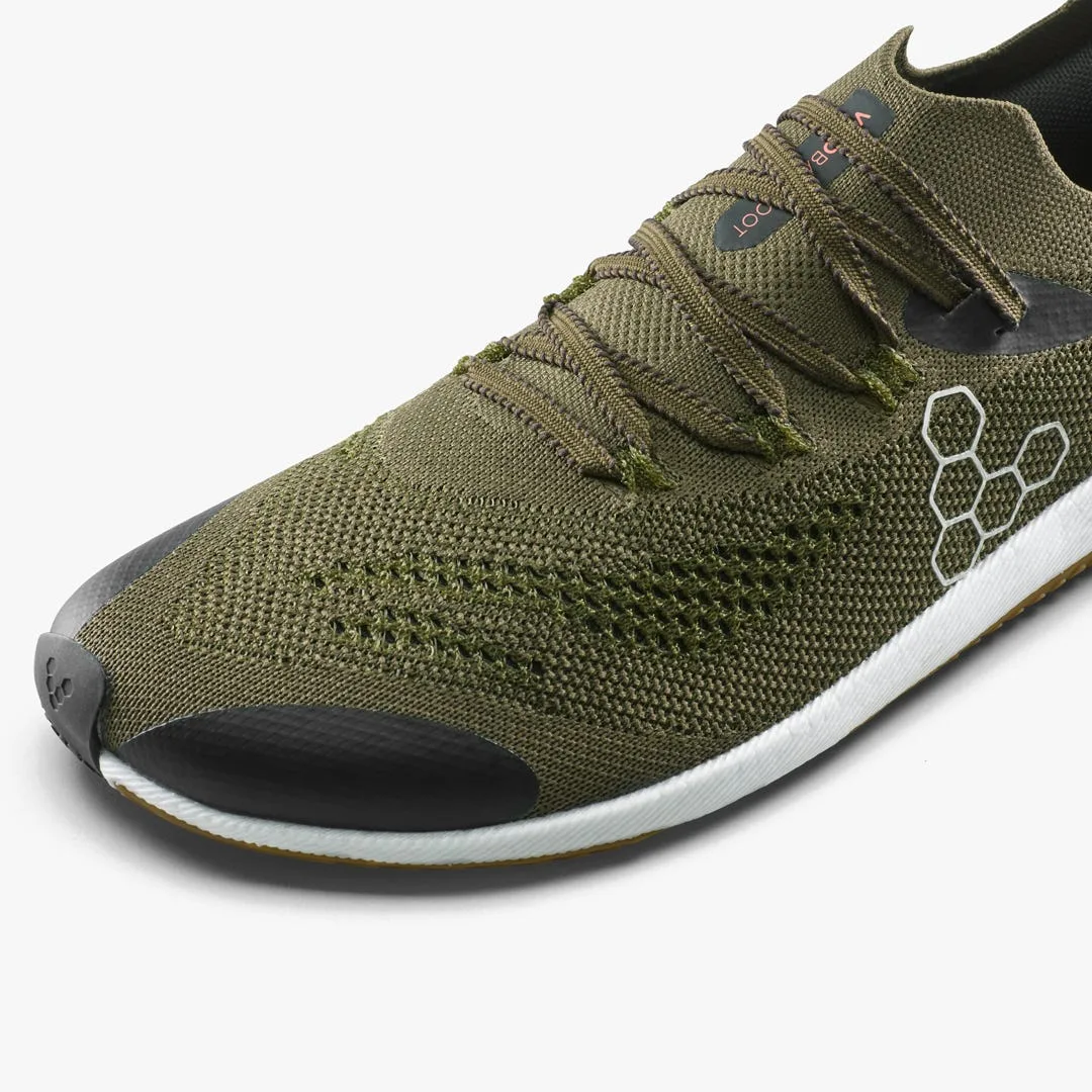 Кроссовки Vivobarefoot Primus Flow Knit — женская модель, тёмно-оливковый, фото 6