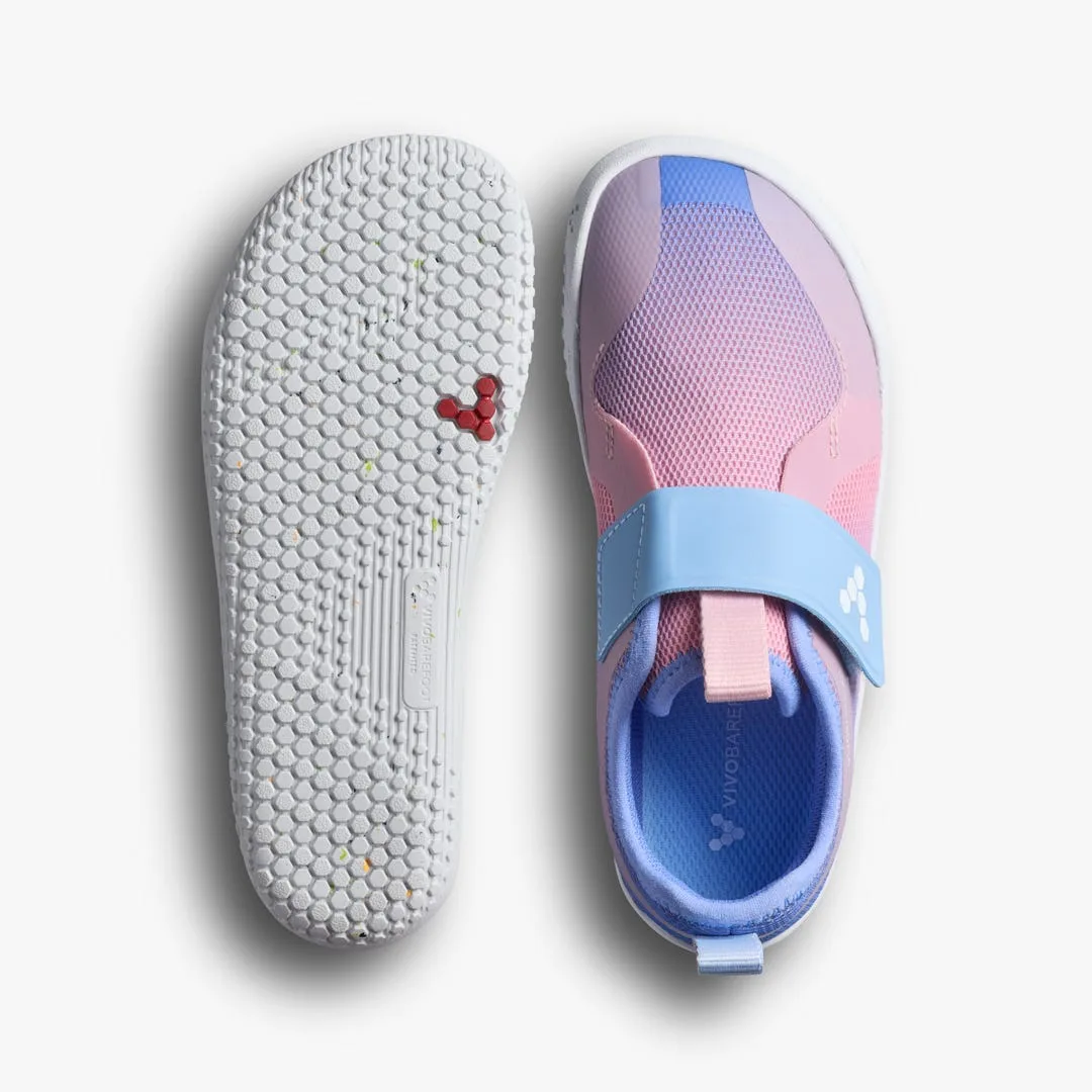 Кроссовки Vivobarefoot Primus Sport IV — детская модель, розовый с фиолетовым, фото 2