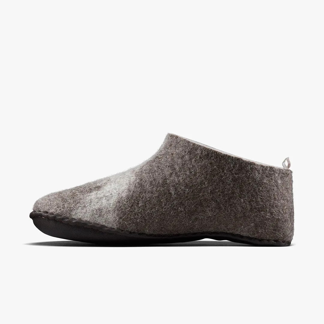 Тапочки Vivobarefoot Mim Felt Slipper II — унисекс, серо-бежевый, фото 3