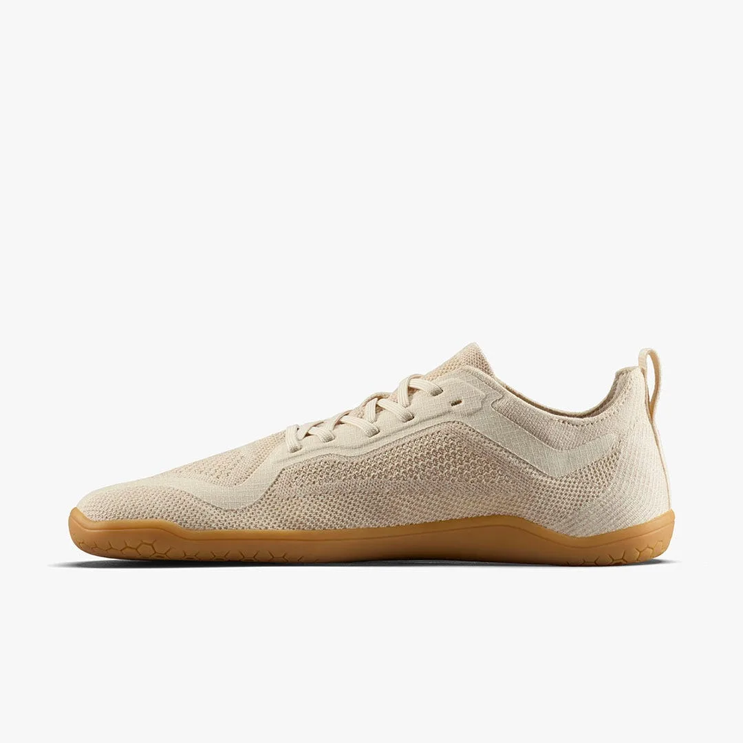 Кроссовки Vivobarefoot Primus Lite Knit Natural — мужская модель, кремовый, фото 3