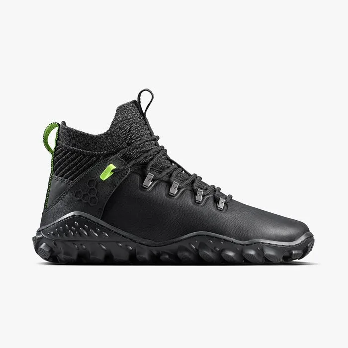 Ботинки Vivobarefoot Magna Forest ESC — мужская модель, чёрный с лаймовым — фото 1 из 9