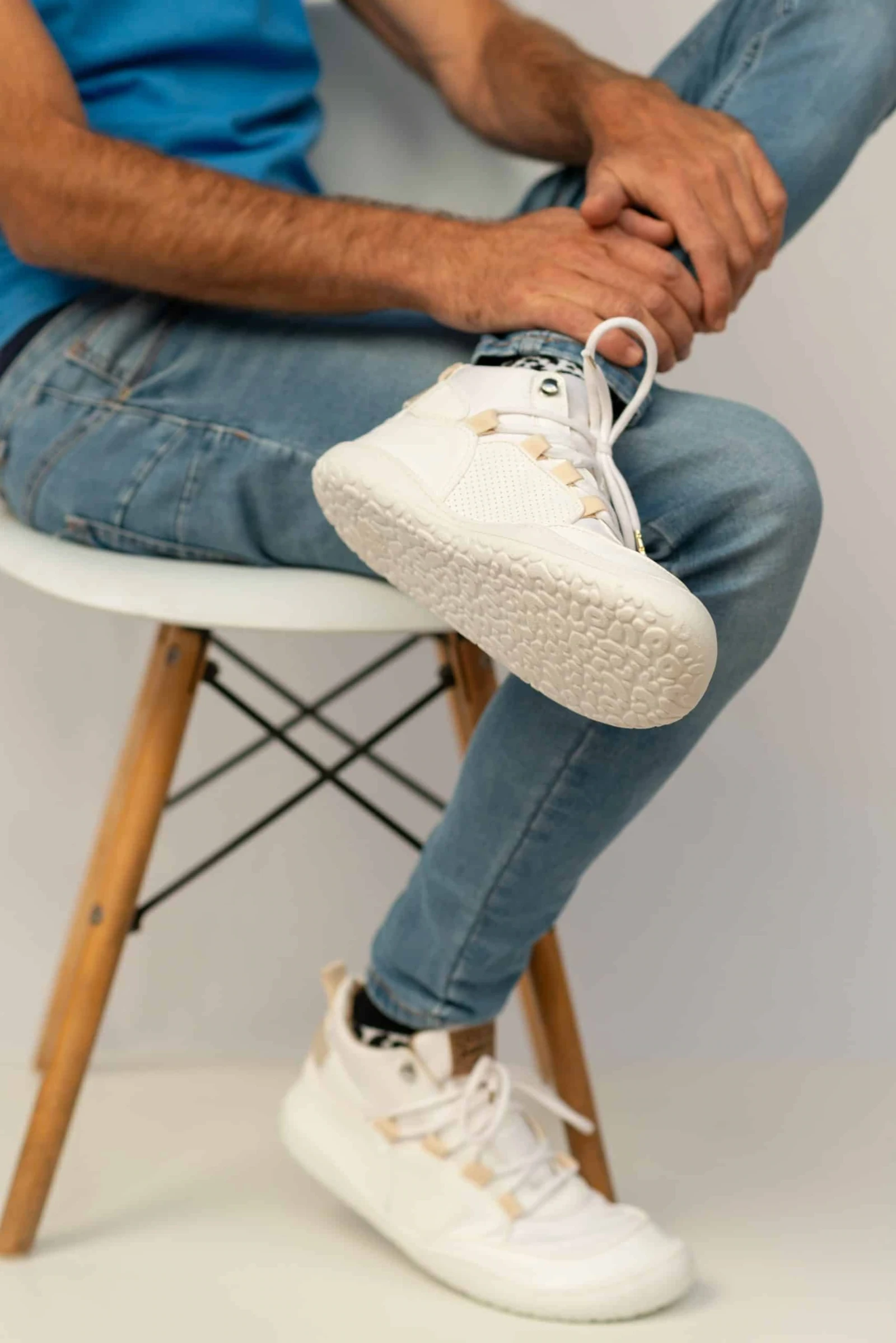 Босоногие кроссовки Sambas the bambas Polar — белые, фото 9
