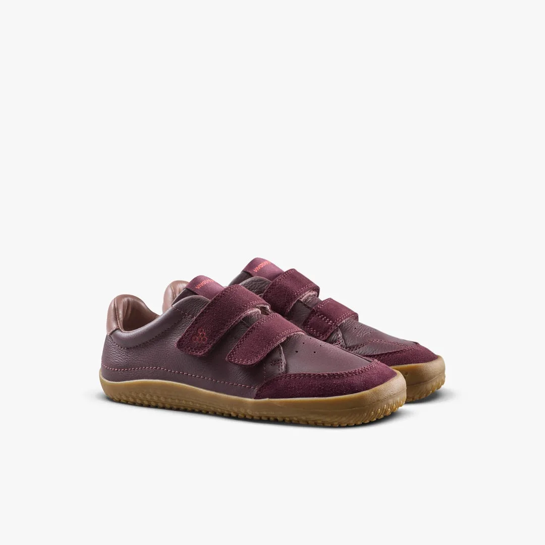 Кроссовки Vivobarefoot Gobi Sneaker — для дошкольников, бордовый, фото 4